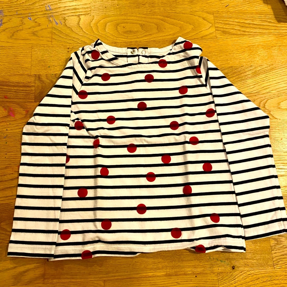 Jacadi girl cotton long sleeves 116cm